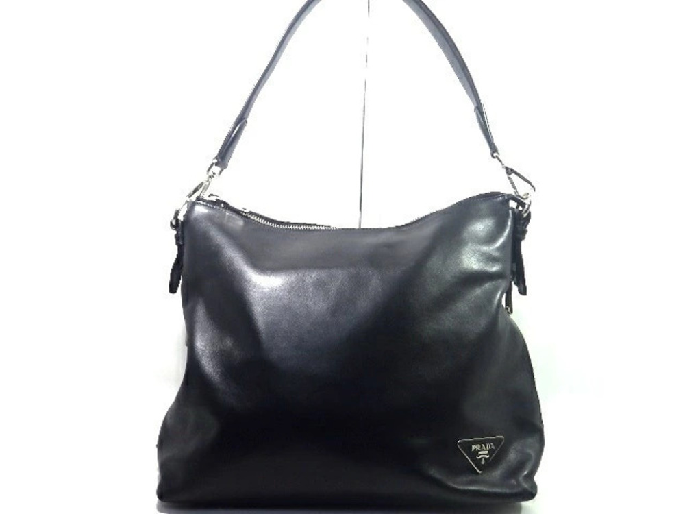 Prada Hobo Bag Calfskin Nero Black